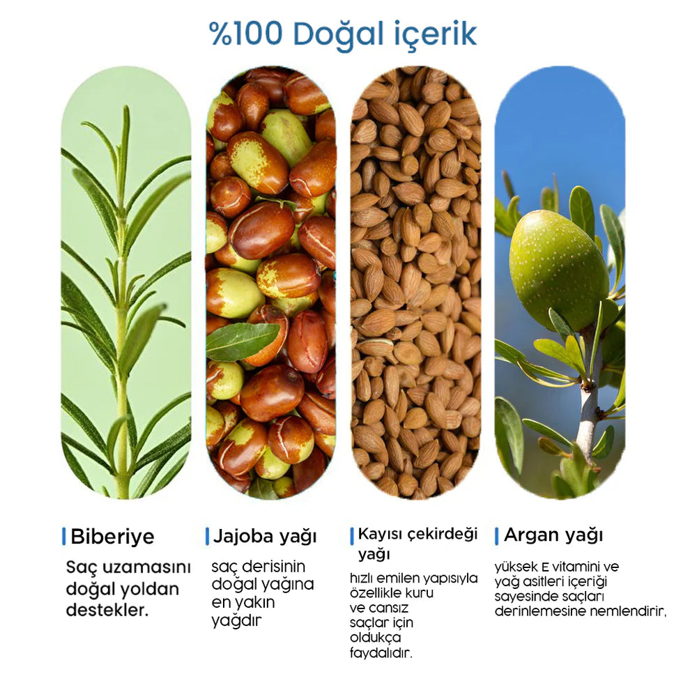 Saç Köklerini Besleyen ve Yeniden Canlandıran Serum