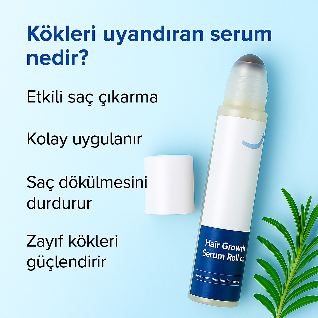 Saç Köklerini Besleyen ve Yeniden Canlandıran Serum